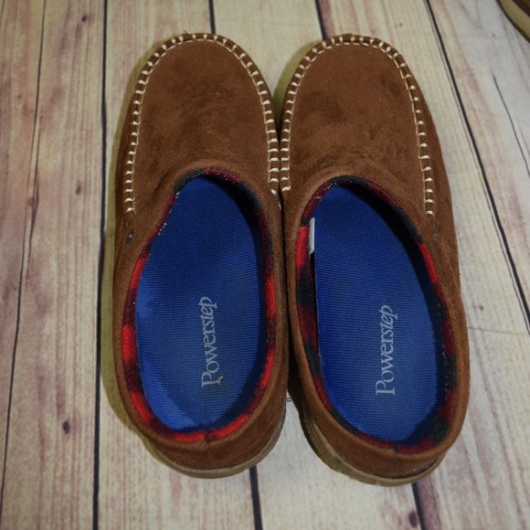 Powerstep Men's Slippers size Medium 9/10 - Picture 1 of 5